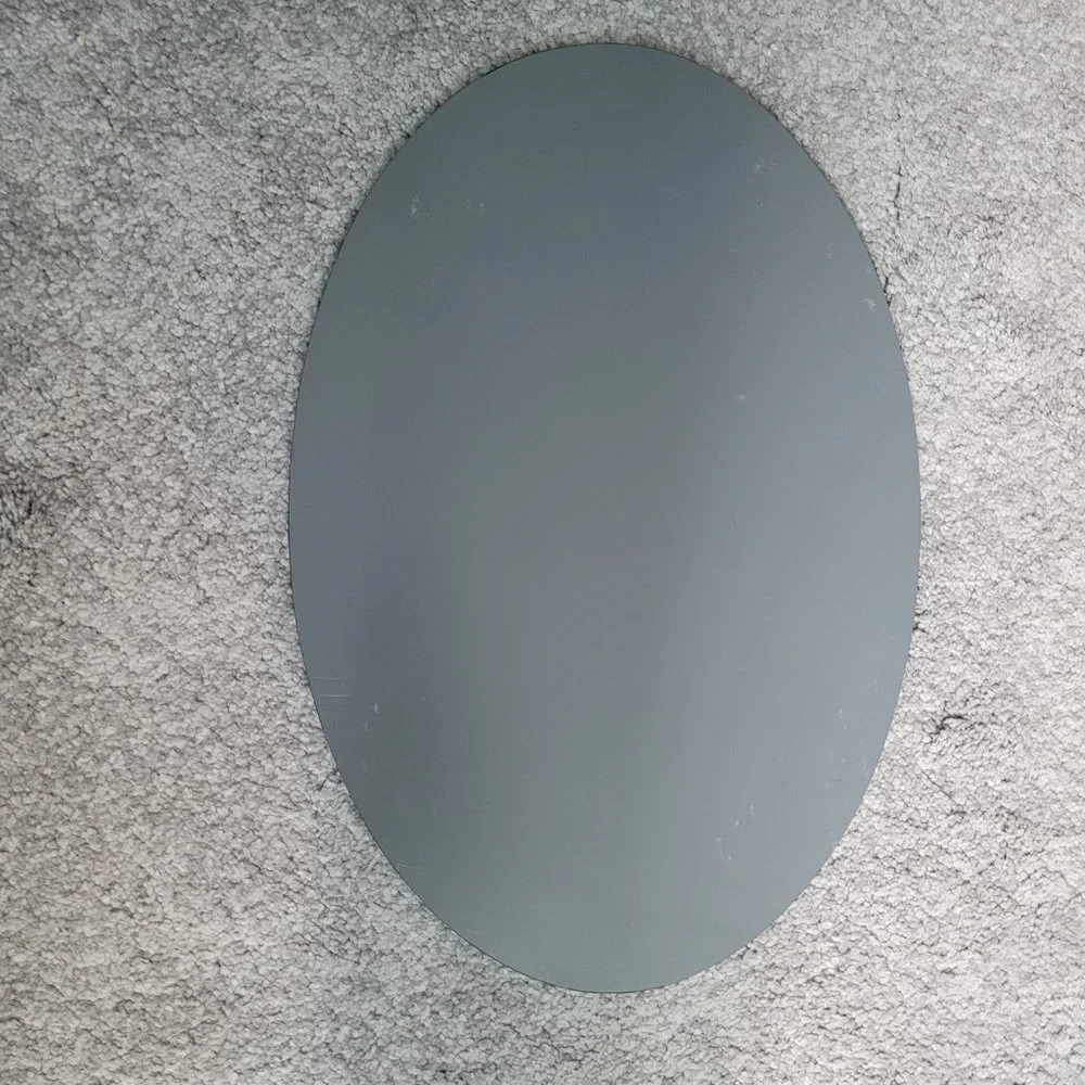 LAST ONE Oval Wall Mirror with Hardware 18